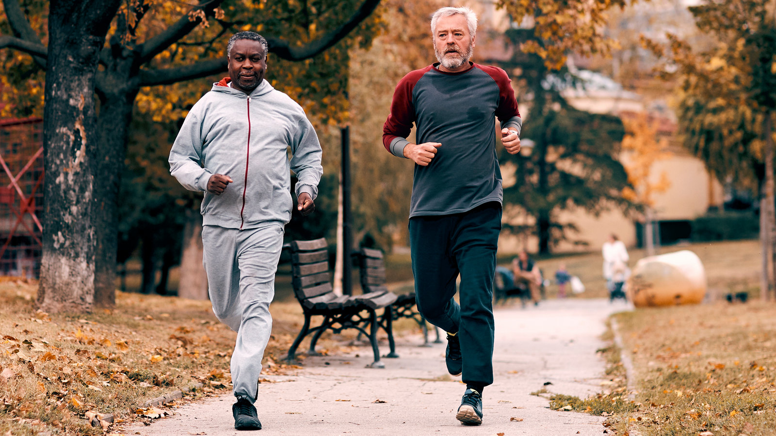 Aktive Menschen beim Training - Bewegung ist ein Schlüssel zur Langlebigkeit